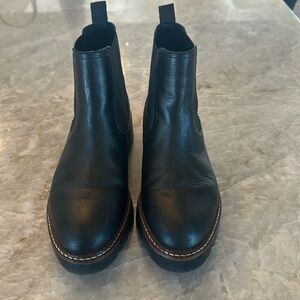 Caslon black Chelsea boots. Size 8.